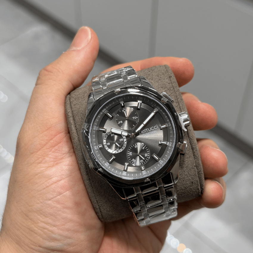 Ferrucci, FER.03569M.01, Erkek Saat, Ferrucci FER.03569M.01 Çelik Kordon Erkek Kol Saati