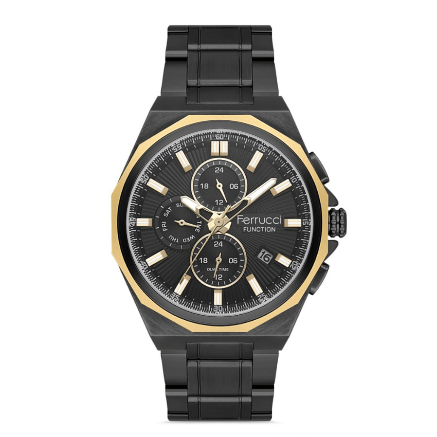 Ferrucci, FER.03600M.03, Erkek Saat, Ferrucci FER.03600M.03 Çelik Kordon Erkek Kol Saati