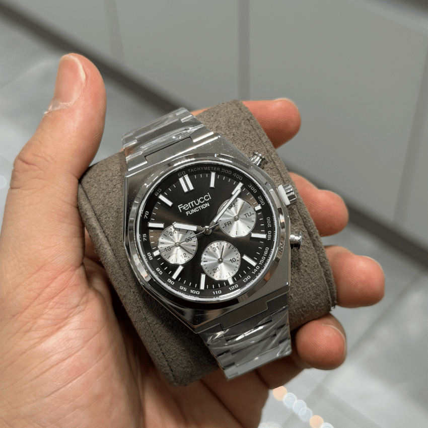 Ferrucci, FER.03610M.01, Erkek Saat, Ferrucci FER.03610M.01 Çelik Kordon Erkek Kol Saati