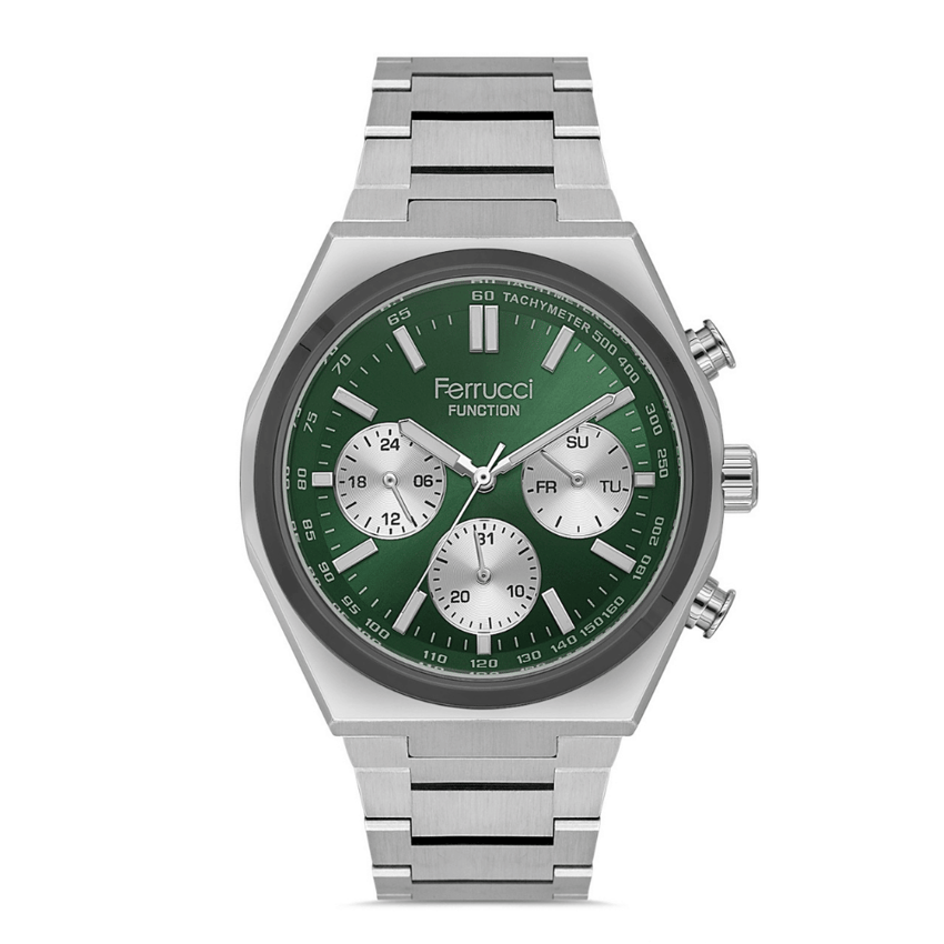 Ferrucci, FER.03610M.02, Erkek Saat, Ferrucci FER.03610M.02 Çelik Kordon Erkek Kol Saati