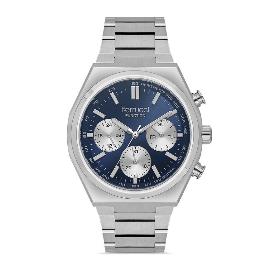 Ferrucci, FER.03610M.03, Erkek Saat, Ferrucci FER.03610M.03 Çelik Kordon Erkek Kol Saati