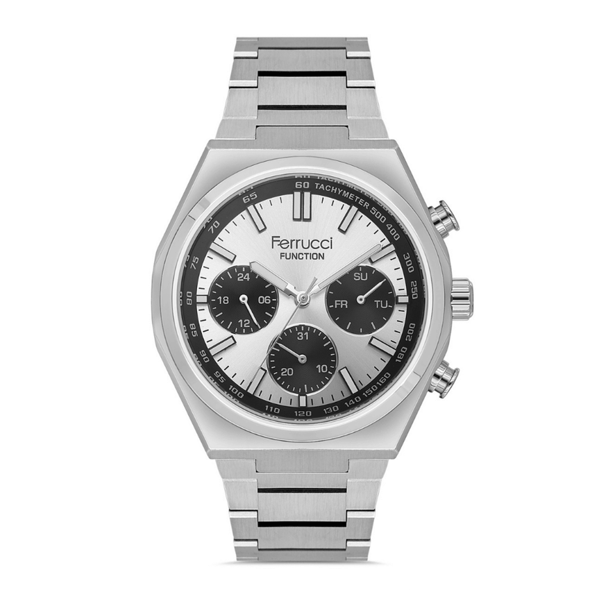 Ferrucci, FER.03610M.05, Erkek Saat, Ferrucci FER.03610M.05 Çelik Kordon Erkek Kol Saati