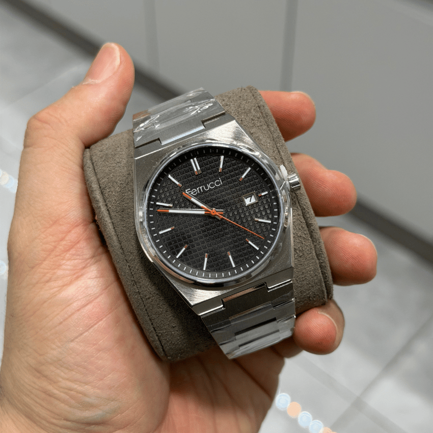 Ferrucci, FER.03625M.04, Erkek Saat, Ferrucci FER.03625M.04 Çelik Kordon Erkek Kol Saati