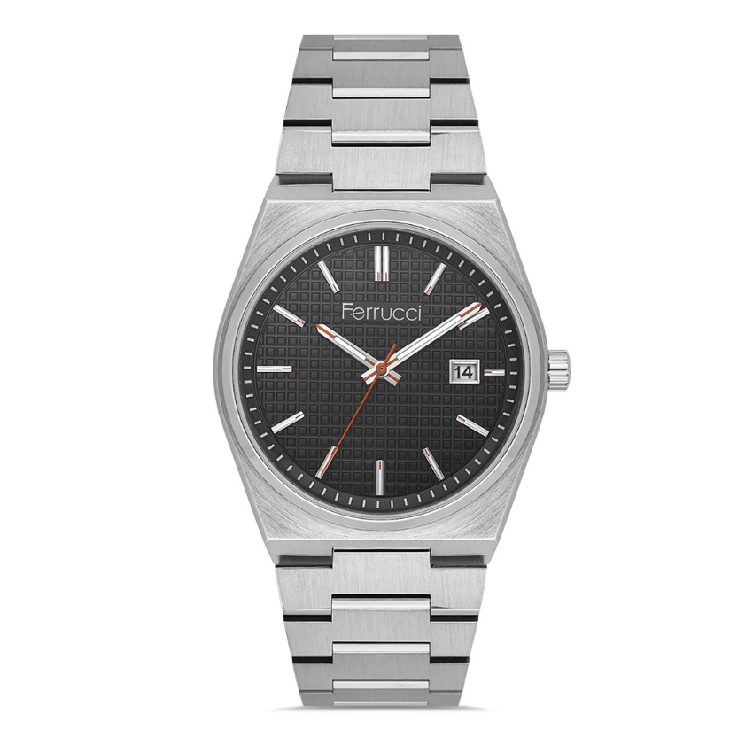 Ferrucci, FER.03625M.04, Erkek Saat, Ferrucci FER.03625M.04 Çelik Kordon Erkek Kol Saati