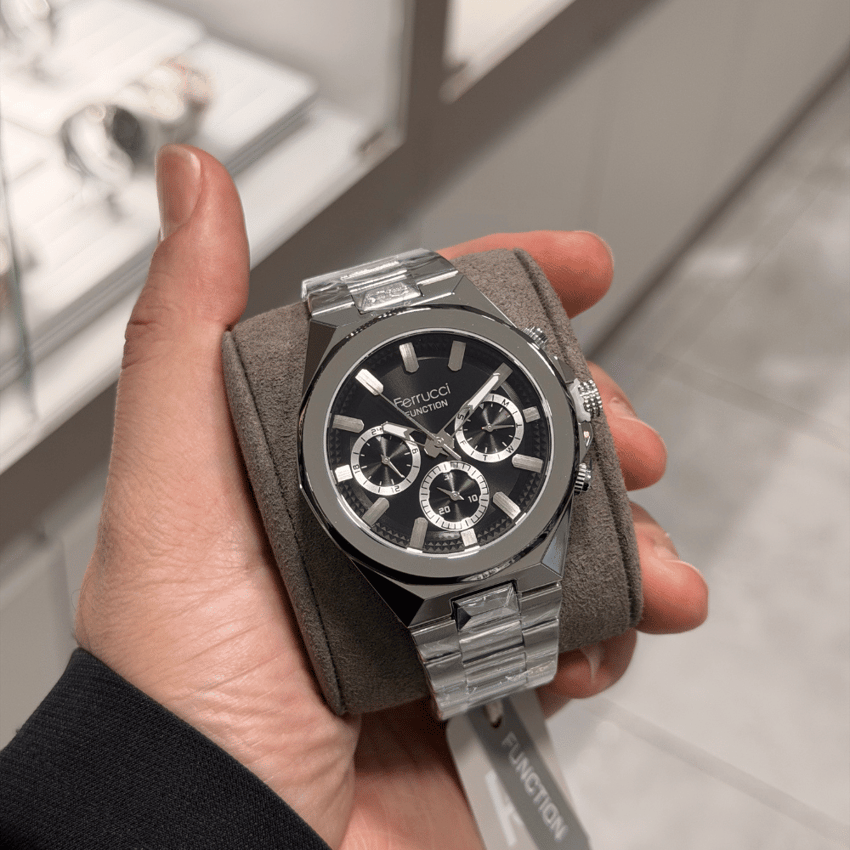Ferrucci, FER.03647M.01, Erkek Saat, Ferrucci FER.03647M.01 Çelik Kordon Erkek Kol Saati