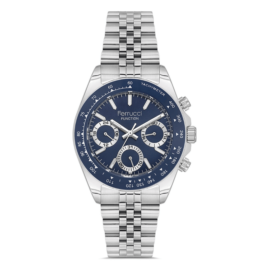 Ferrucci, FER.03648M.02, Erkek Saat, Ferrucci FER.03648M.02 Çelik Kordon Erkek Kol Saati