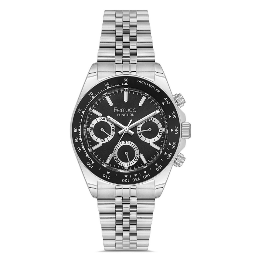 Ferrucci, FER.03648M.04, Erkek Saat, Ferrucci FER.03648M.04 Çelik Kordon Erkek Kol Saati