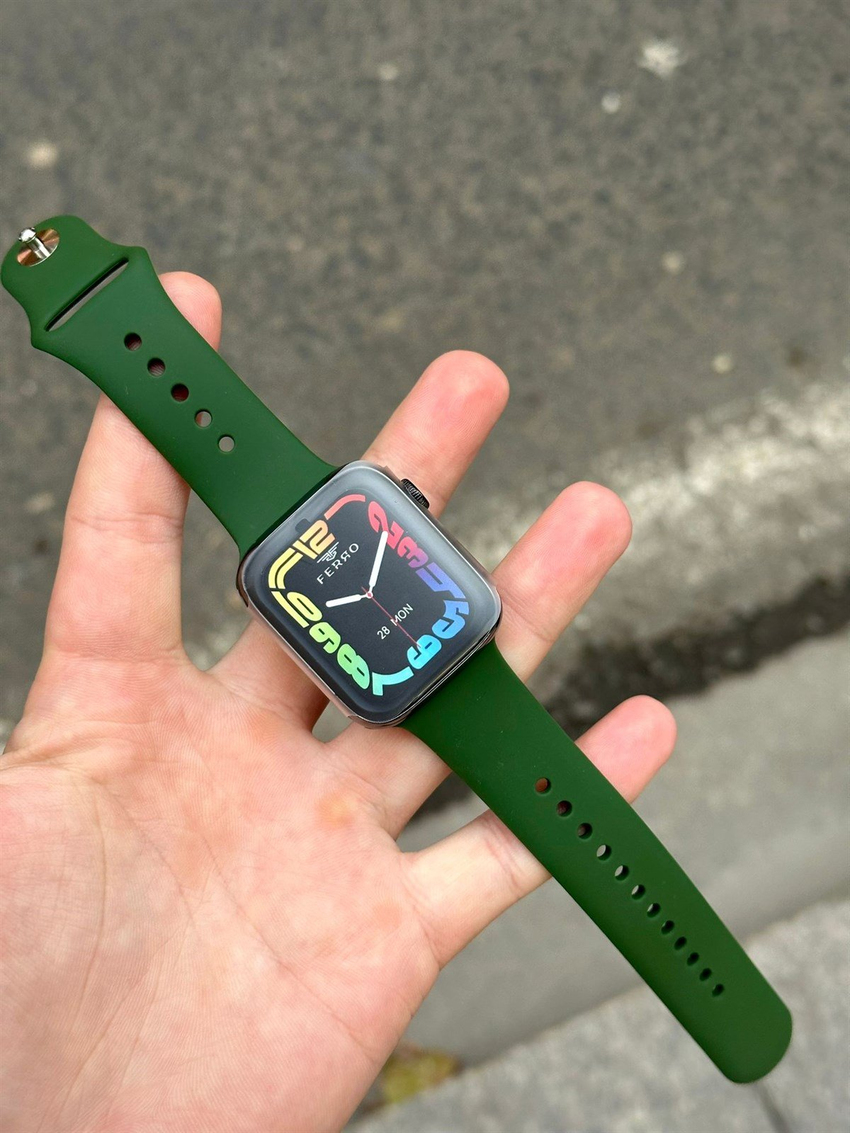 Ferro FSW1108+-GY Black-Green Akıllı Kol Saati Ferro FSW1108+-GY