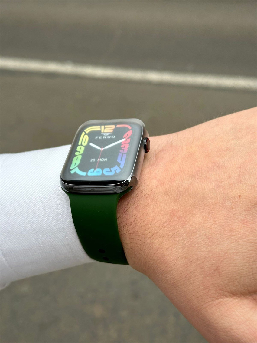 Ferro FSW1108+-GY Black-Green Akıllı Kol Saati Ferro FSW1108+-GY