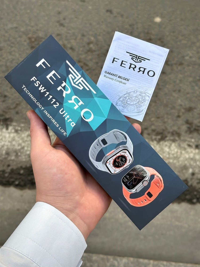 Ferro FSW1112-GT Ultra Grey-Orange Akıllı Kol Saati Ferro FSW1112-GT