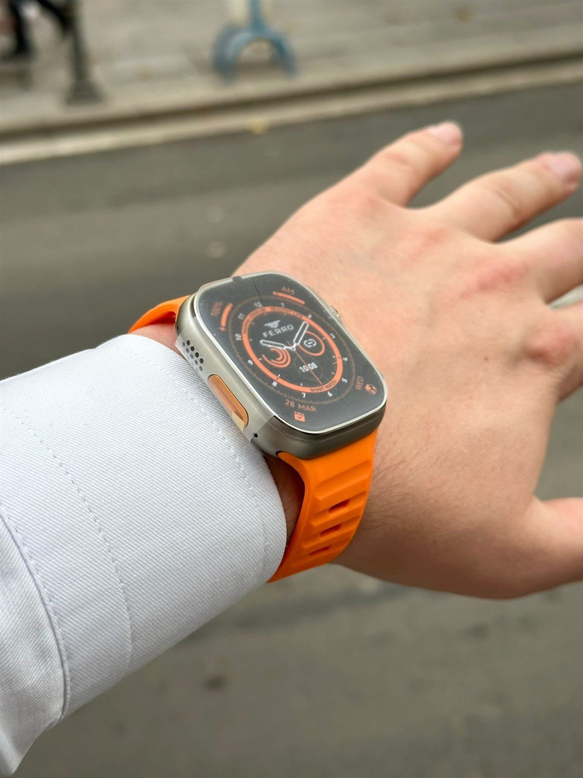 Ferro FSW1112-GT Ultra Grey-Orange Akıllı Kol Saati Ferro FSW1112-GT