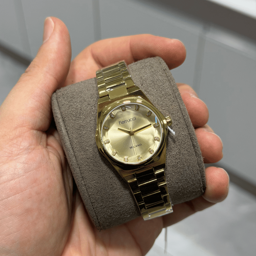 Ferrucci, FER.03378M.02, Kadın Saat, Ferrucci FER.03378M.02 Çelik Kordon Kadın Kol Saati