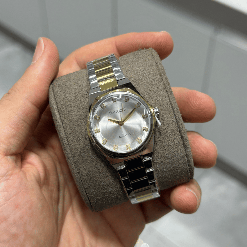 Ferrucci, FER.03378M.06, Kadın Saat, Ferrucci FER.03378M.06 Çelik Kordon Kadın Kol Saati