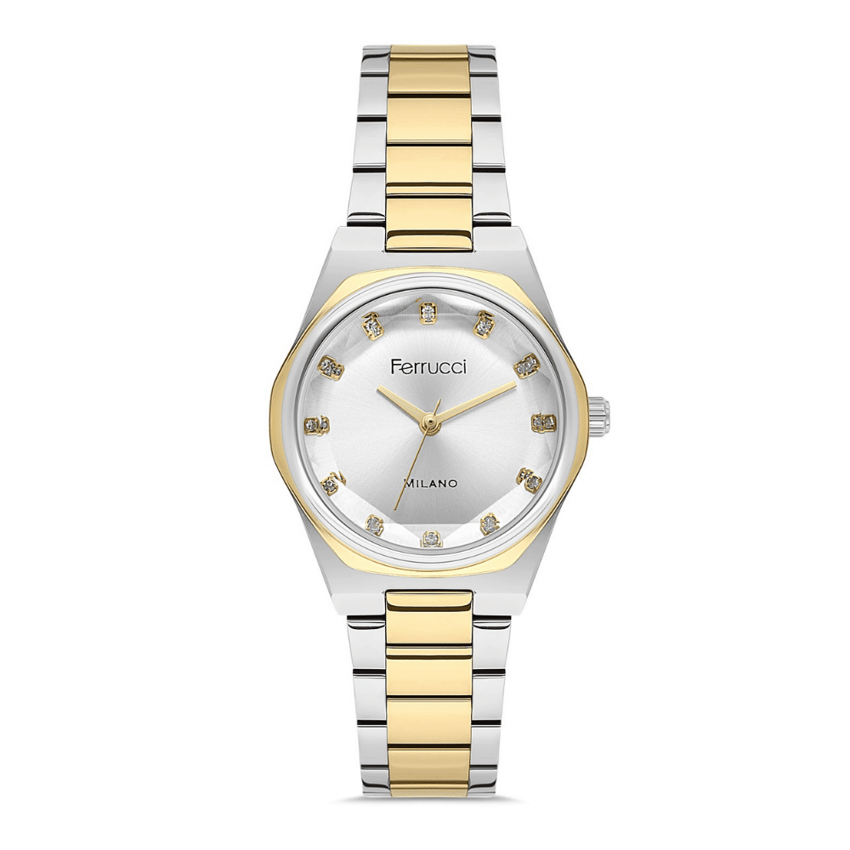 Ferrucci, FER.03378M.06, Kadın Saat, Ferrucci FER.03378M.06 Çelik Kordon Kadın Kol Saati