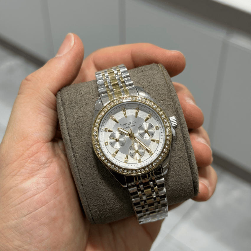 Ferrucci, FER.03576M.02, Kadın Saat, Ferrucci FER.03576M.02 Çelik Kordon Kadın Kol Saati