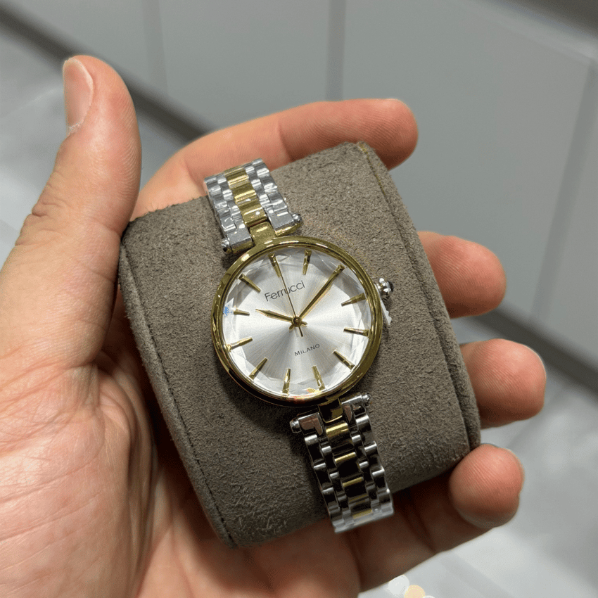 Ferrucci, FER.03590M.58, Kadın Saat, Ferrucci FER.03590M.58 Çelik Kordon Kadın Kol Saati