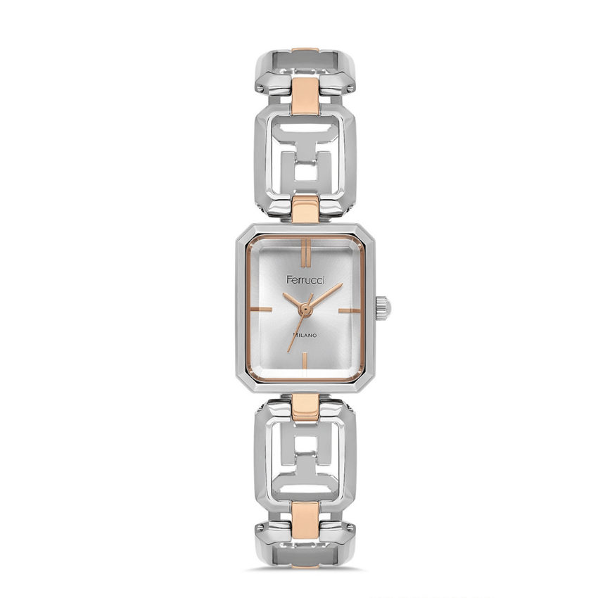 Ferrucci, FER.03603M.06, Kadın Saat, Ferrucci FER.03603M.06 Çelik Kordon Kadın Kol Saati