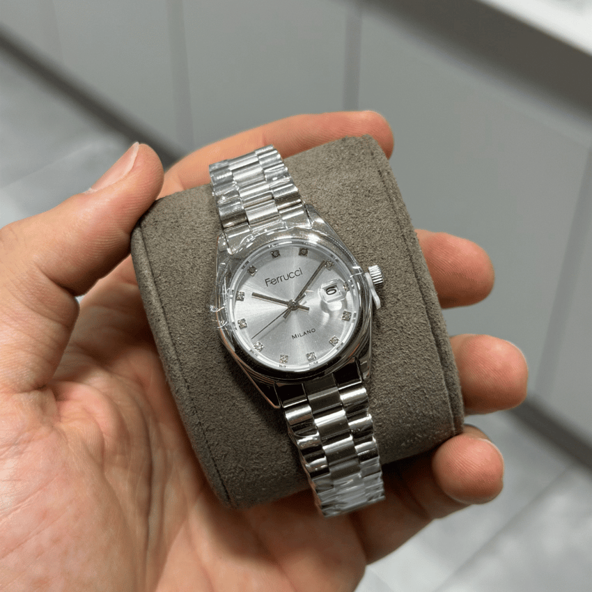 Ferrucci, FER.03609M.01, Kadın Saat, Ferrucci FER.03609M.01 Çelik Kordon Kadın Kol Saati