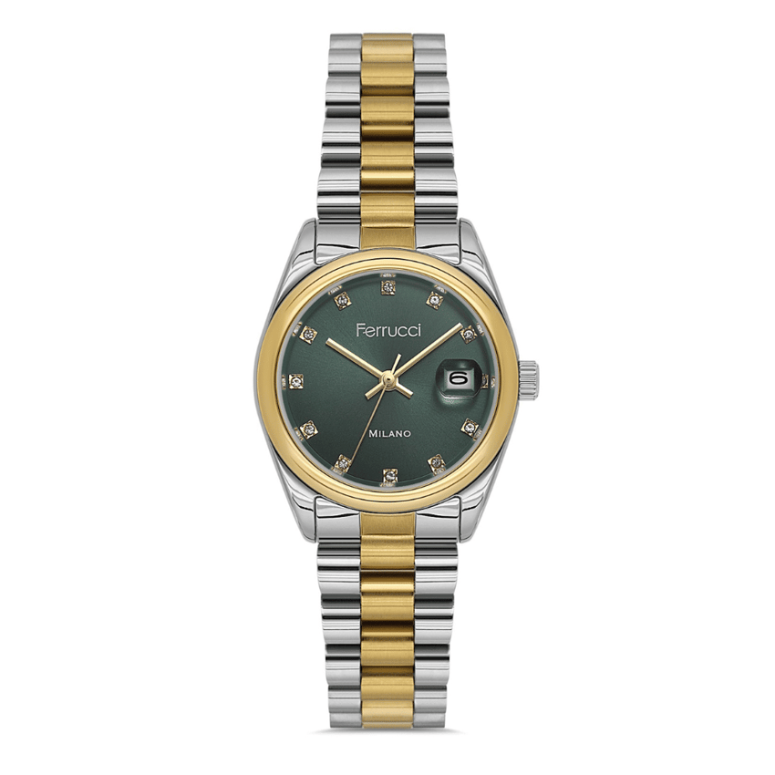 Ferrucci, FER.03609M.03, Kadın Saat, Ferrucci FER.03609M.03 Çelik Kordon Kadın Kol Saati