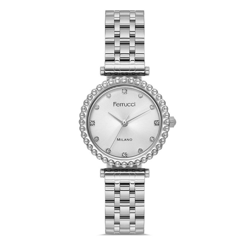 Ferrucci, FER.03614M.01, Kadın Saat, Ferrucci FER.03614M.01 Çelik Kordon Kadın Kol Saati
