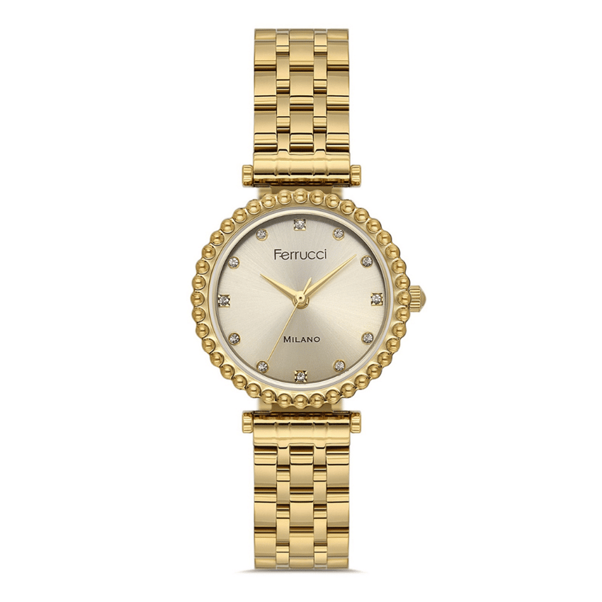 Ferrucci, FER.03614M.02, Kadın Saat, Ferrucci FER.03614M.02 Çelik Kordon Kadın Kol Saati