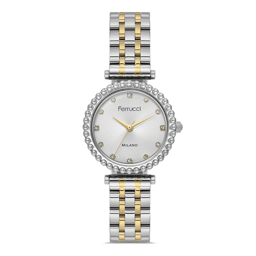 Ferrucci, FER.03614M.03, Kadın Saat, Ferrucci FER.03614M.03 Çelik Kordon Kadın Kol Saati