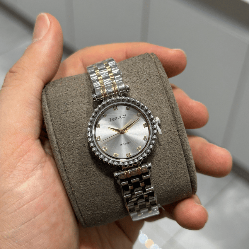 Ferrucci, FER.03614M.03, Kadın Saat, Ferrucci FER.03614M.03 Çelik Kordon Kadın Kol Saati