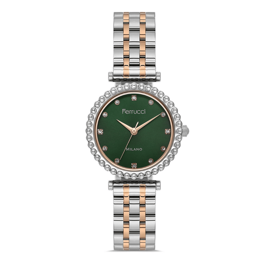 Ferrucci, FER.03614M.05, Kadın Saat, Ferrucci FER.03614M.05 Çelik Kordon Kadın Kol Saati