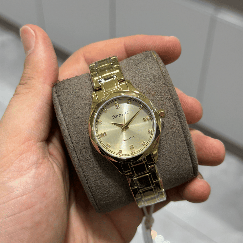 Ferrucci, FER.03624M.02, Kadın Saat, Ferrucci FER.03624M.02 Çelik Kordon Kadın Kol Saati