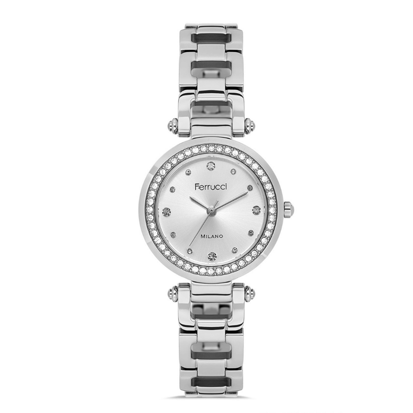 Ferrucci, FER.03629M.01, Kadın Saat, Ferrucci FER.03629M.01 Çelik Kordon Kadın Kol Saati