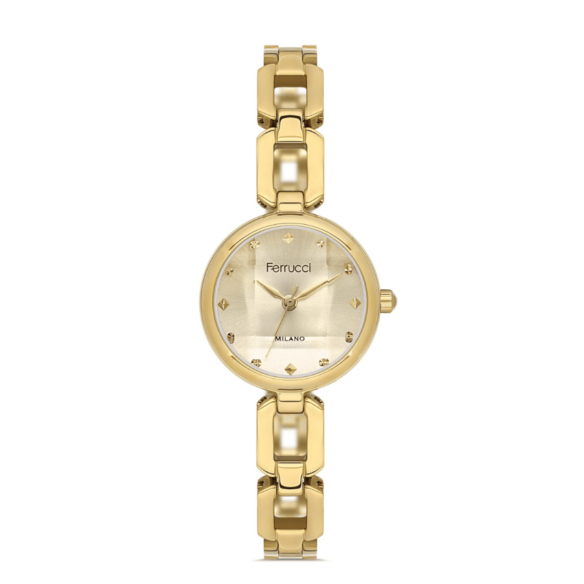 Ferrucci, FER.03644M.04, Kadın Saat, Ferrucci FER.03644M.04 Çelik Kordon Kadın Kol Saati