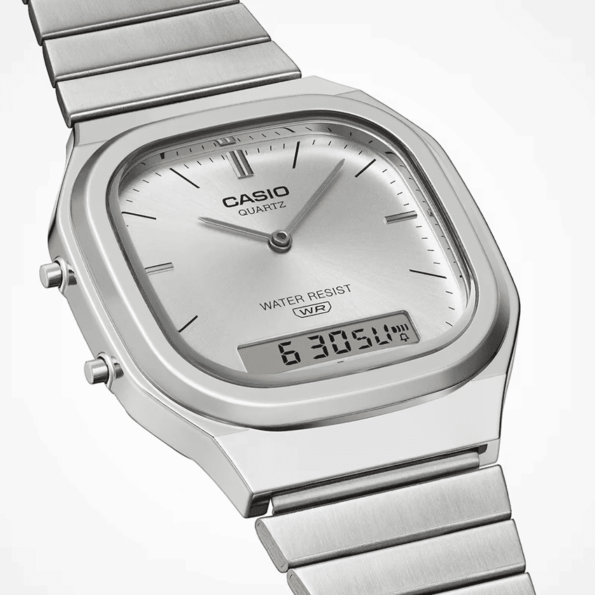Casio, AQ-240E-7A, Unisex Saat, Casio RETRO AQ-240E-7A Kol Saati