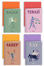Burç Astroloji 10x15 Hediye Tebrik Kartı 12'li Set - Tüm Burçlar12'li Set Burç Astroloji 10x15 Hediye Tebrik Kartı  - Tüm Burçlar