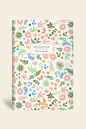 4'lü Flower Garden Defter Seti Çizgisiz 13x20 