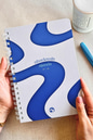 Akademik Ajanda Wave + Kareli A5 Defter + Sticker Book + Klips + Kalem Kutu + Kalem + Kitap Ayracı + Takvim 
