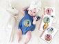 Bebek Anı Defteri ve Hamile Albümü Mavi + Sticker