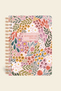 Botanical Spiralli Defter Çizgili Pembe 17x24 cm