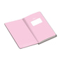 Sert Kapak Çiçekli Defter Kareli Mavi 17x24 cm | LeColorÇiçekli Defter Kareli Mavi 17x24 cm