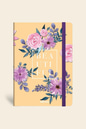 Çiçekli Defter Kareli Sarı 17x24 cm | LeColorÇiçekli Defter Kareli Sarı 17x24 cm