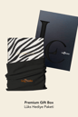 Keten Ciltli Düz Defter Zebra 17x24