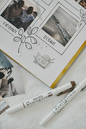 Memory Book Keten Hatıra Defteri Altın Kenarlı Anı Albümü BeyazKeten Hatıra Defteri Dolma Kalem Uyumlu Altın Kenarlı Albüm Beyaz