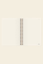 Marble Spiralli Defter Kareli Inspiration 17x24 cm
