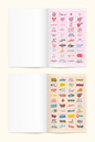 Sticker Book 756 Adet Renkli Etiket Bang | LeColorSticker Book 2100 Adet Renkli Etiket Bang