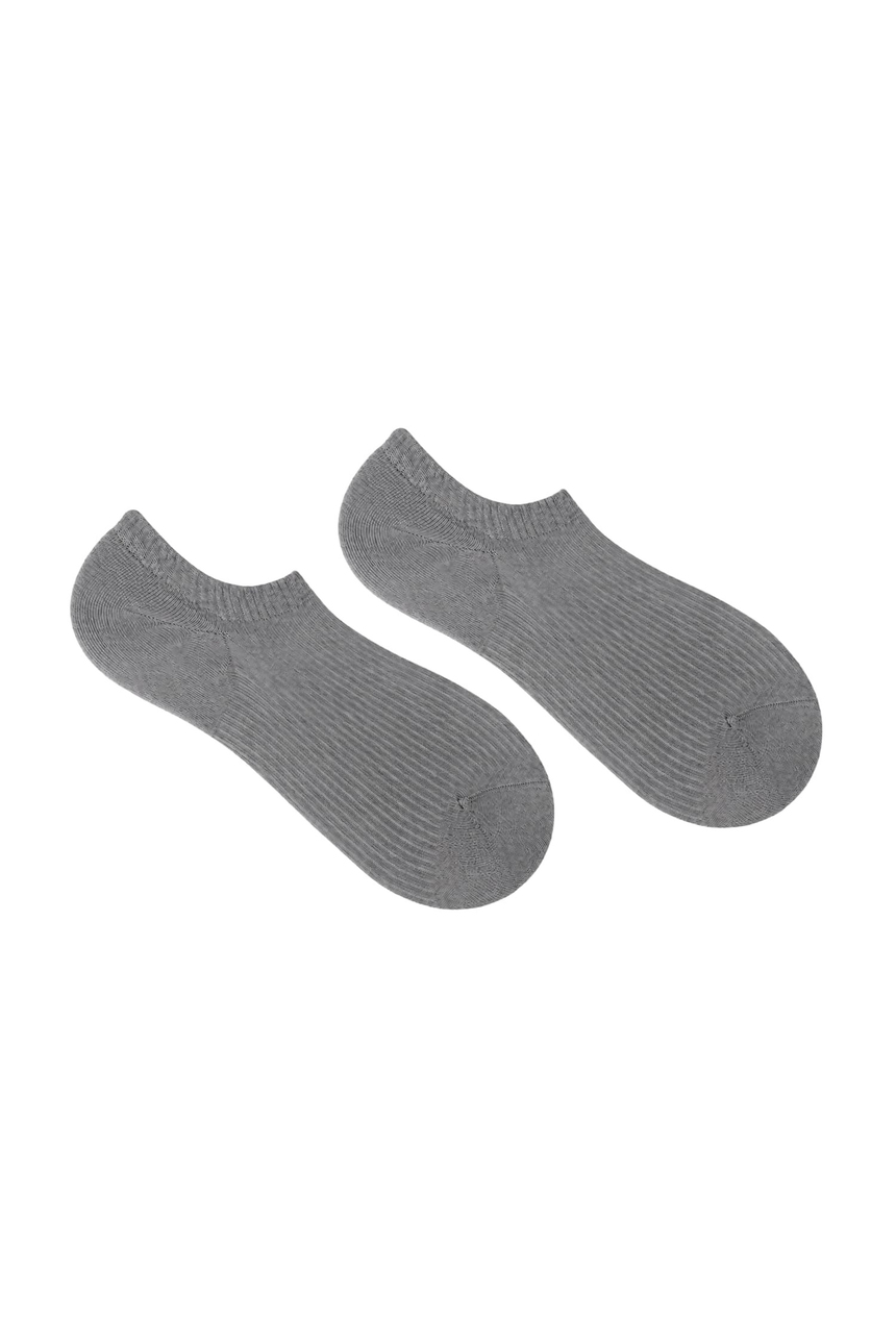 Kadın Çizgili Basic Sneaker Çorap