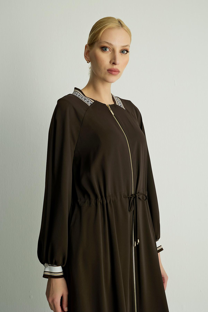 30059 VİLMA ELBİSE Kahve
