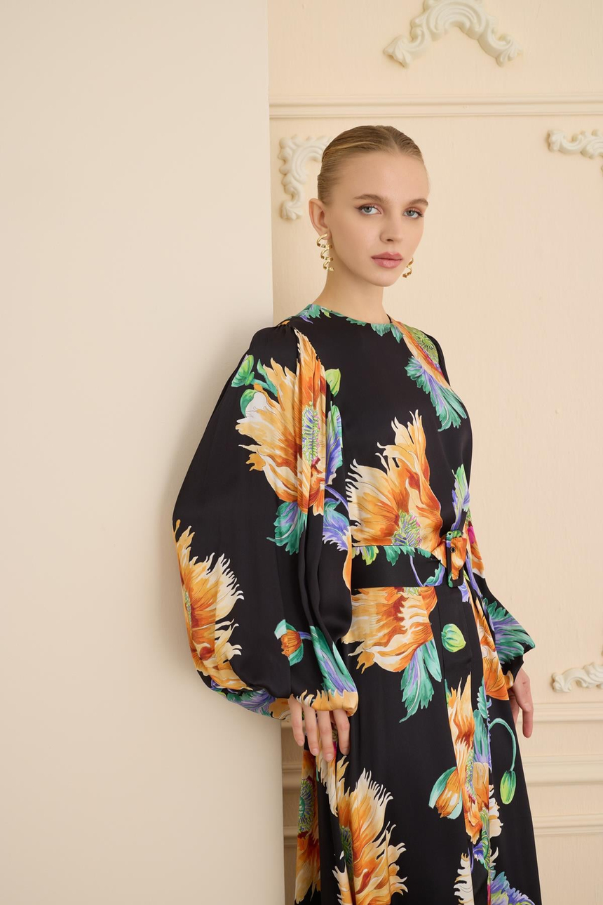 AZALEA DRESS Nar Çiçeği