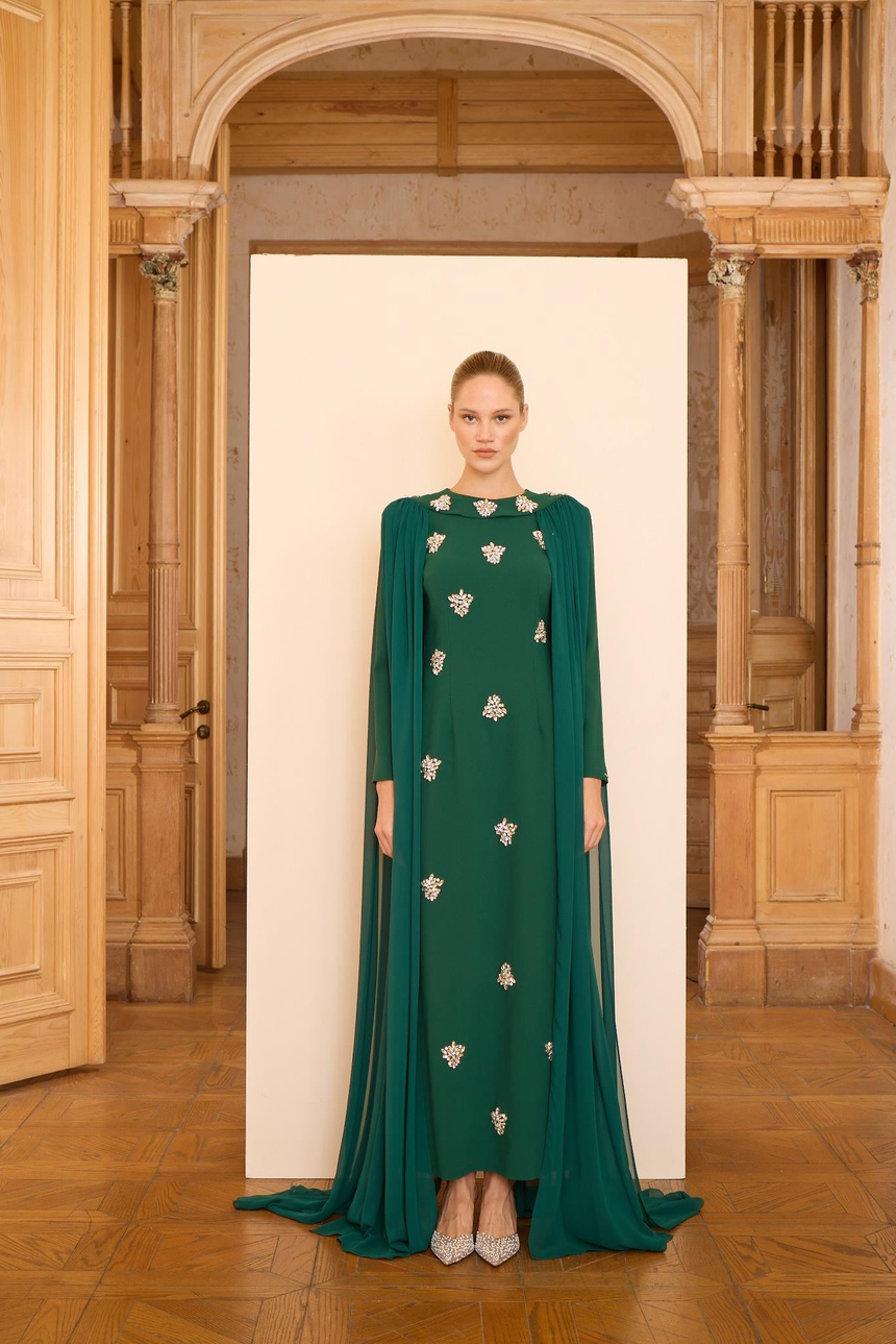 BENGY DRESS Emerald