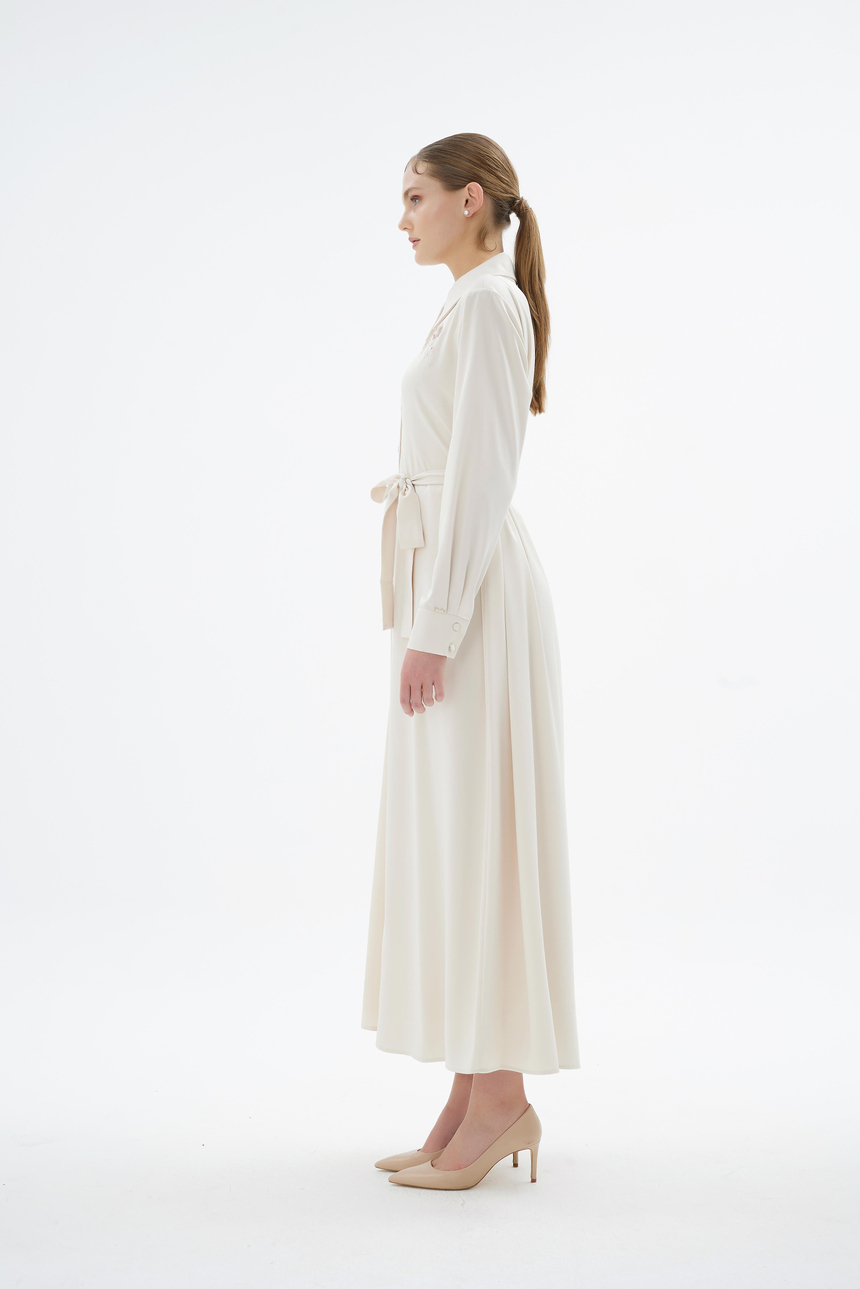 Blume Shirt Dress Cream