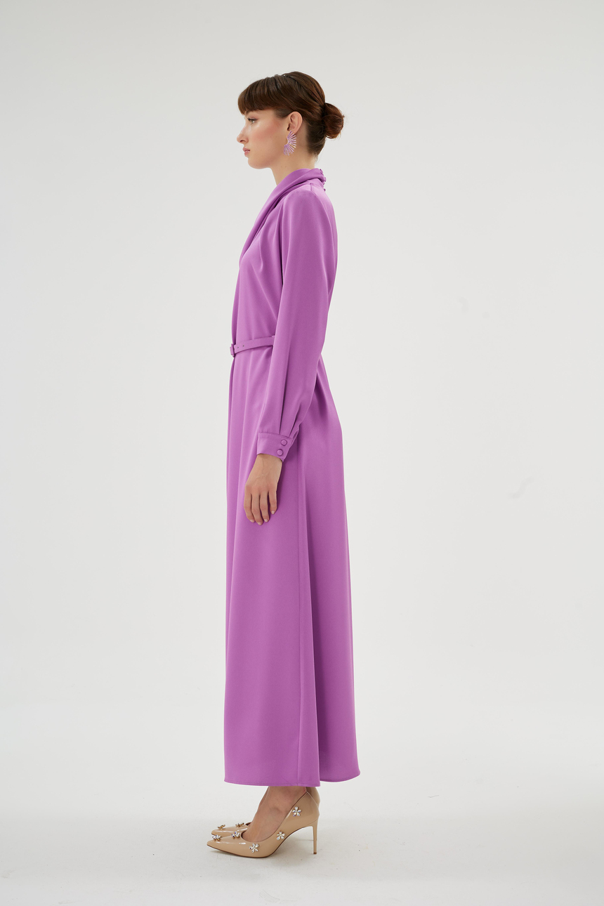 Cristalle Dress Purple
