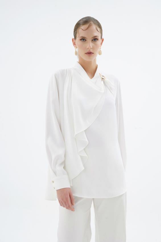 LENORA BLOUSE Ecru